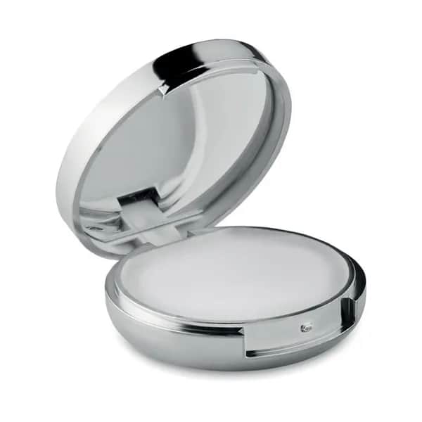 Lippenbalsam mit Spiegel - DUO MIRROR - Silber Glänzend