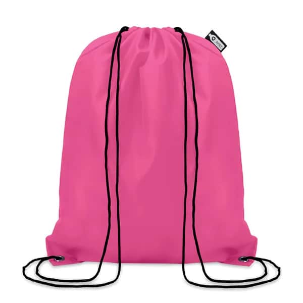 Beutel mit Kordelzug 190T RPET - SHOOPPET - Fuchsie