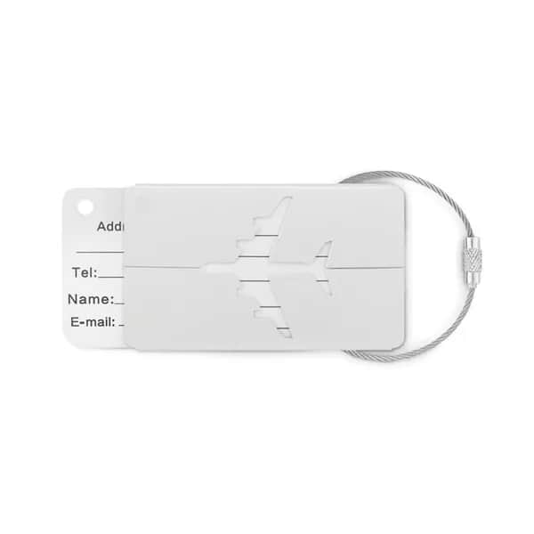 Kofferanhänger aus Aluminium - FLY TAG - Mattsilber