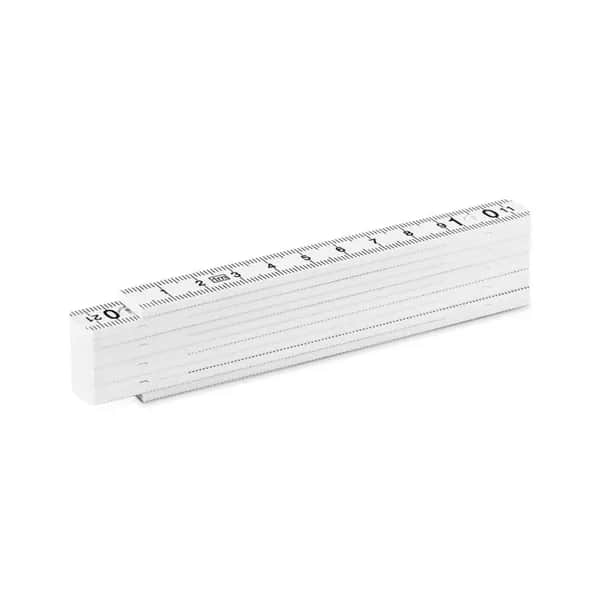 Zollstock 1m - METER - Weiß