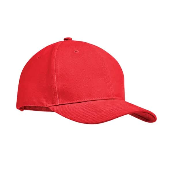 BASEBALL CAP 6 PANELS 270G/M² - TEKAPO - Rot