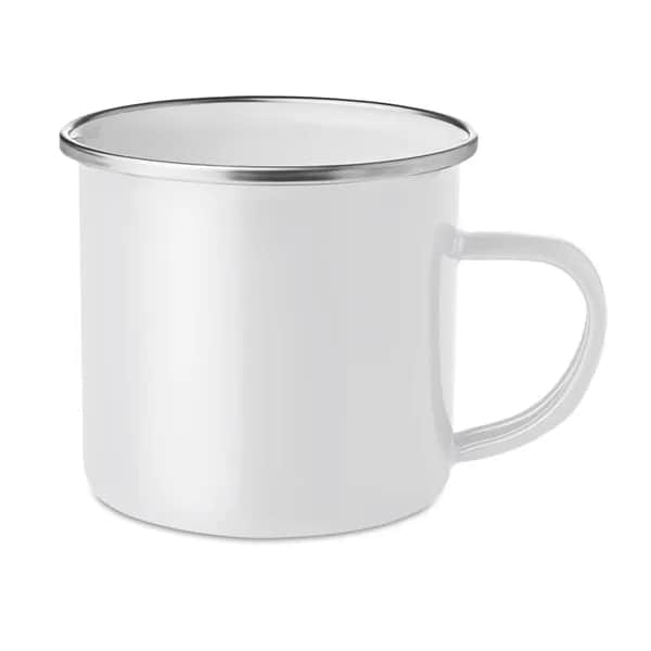 Vintage Kaffeebecher - PLATEADO - Weiß