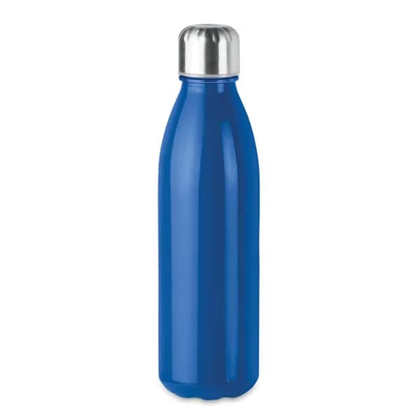 Glas Trinkflasche 650ml - ASPEN GLASS - Königsblau