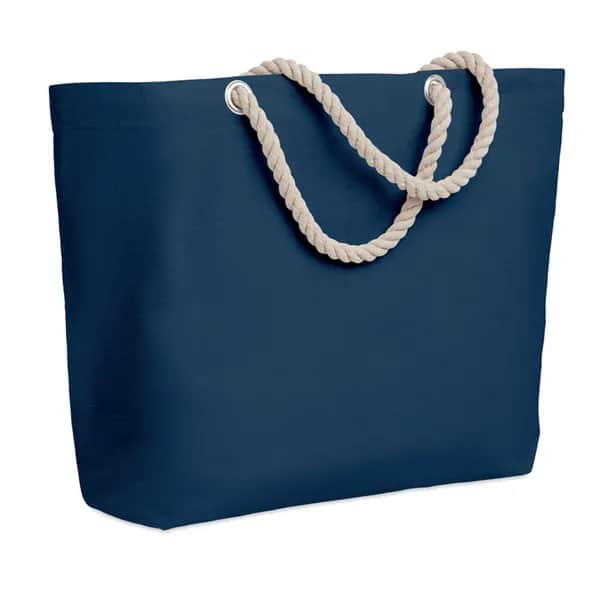 Strandtasche mit Kordelgriff - MENORCA - Blau