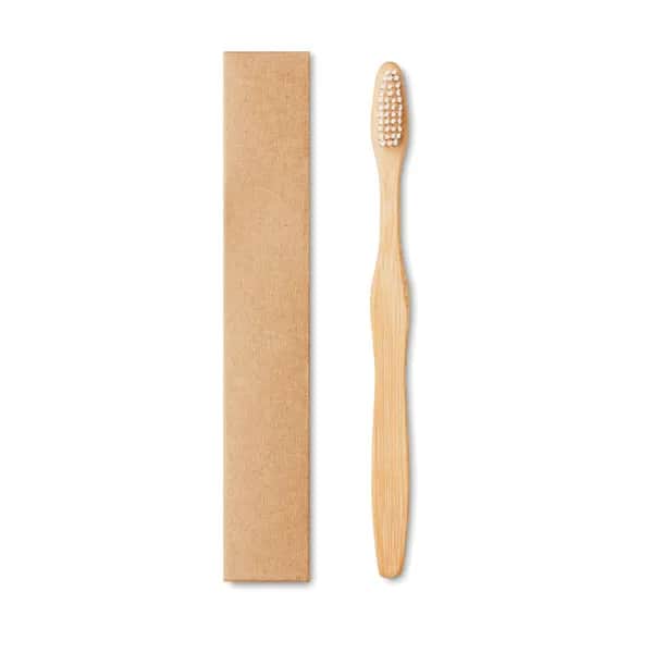 Zahnbürste Bambus - DENTOBRUSH - Weiß
