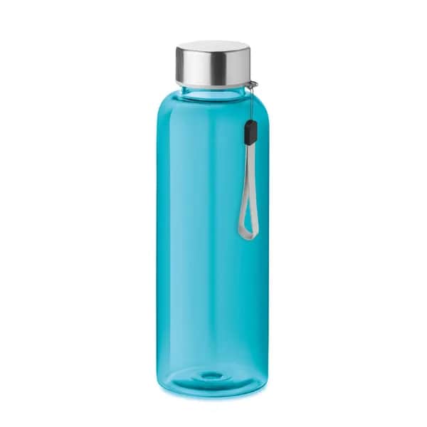 RPET-Flasche 500ml - UTAH RPET - Transparent Blau