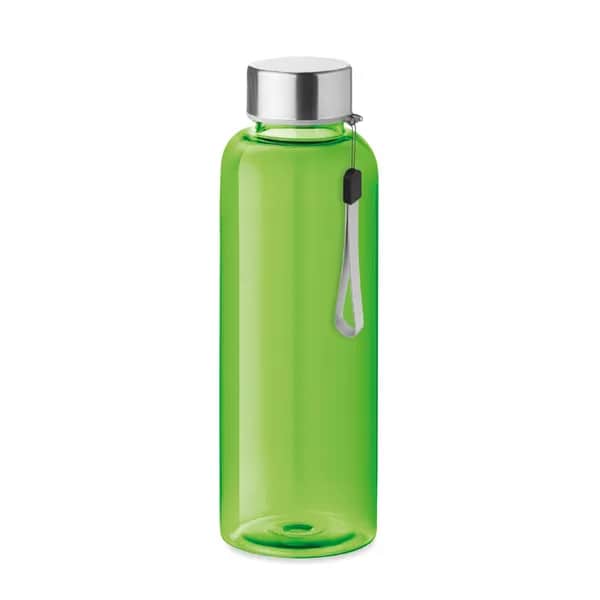 RPET-Flasche 500ml - UTAH RPET - Transparent Limettengrün