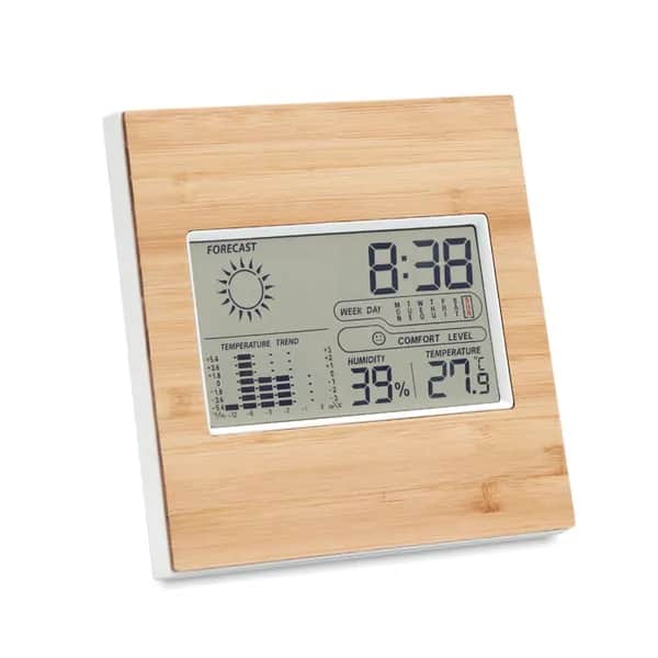 Wetterstation Bambus - TURKU - Holz