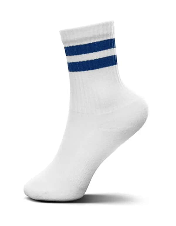 Tennis Socks - White/Navy