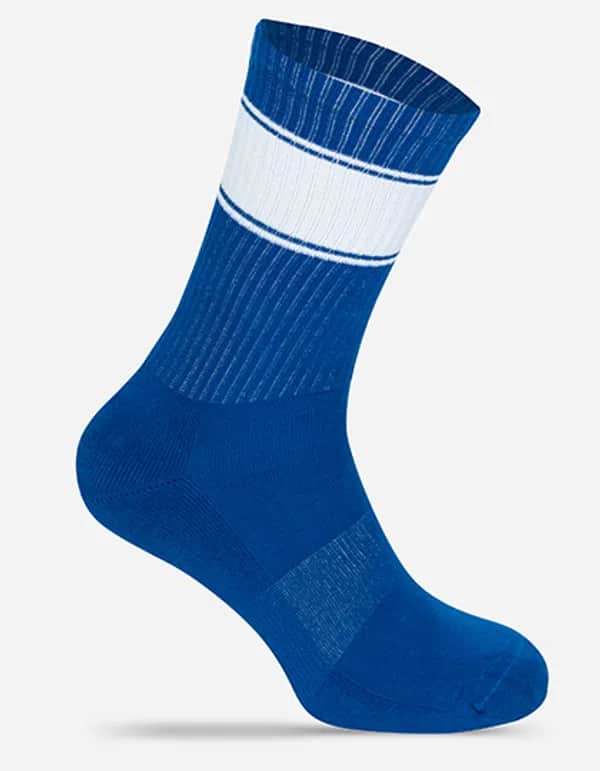Tennis Socks Colored - Blue/White
