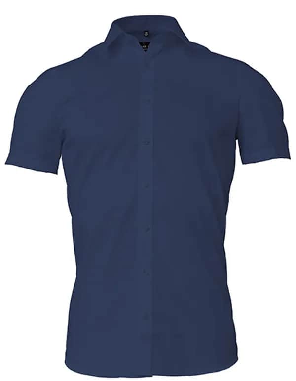 Men´s Shirt Body Fit Short Sleeve - Navy