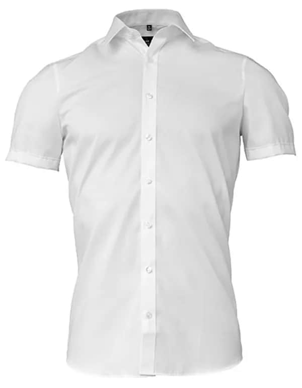 Men´s Shirt Body Fit Short Sleeve - White