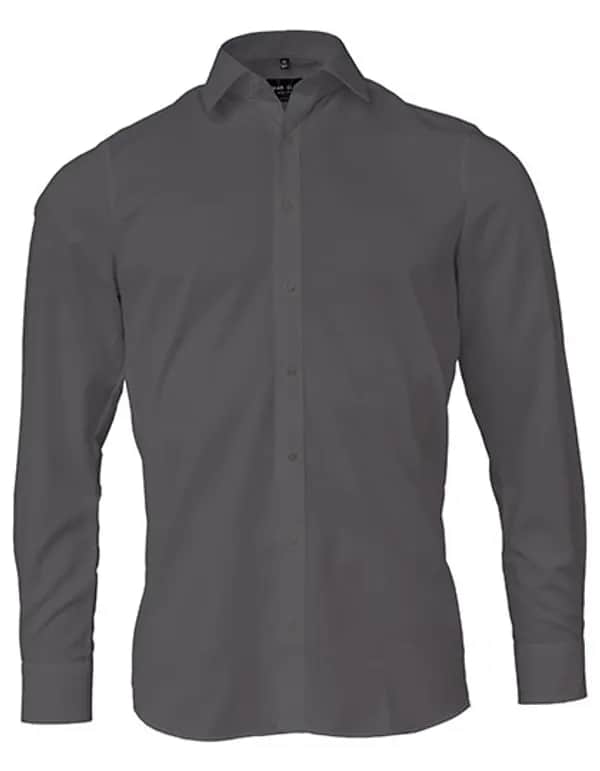 Men´s Shirt Body Fit Extra Long Sleeve - Anthracite