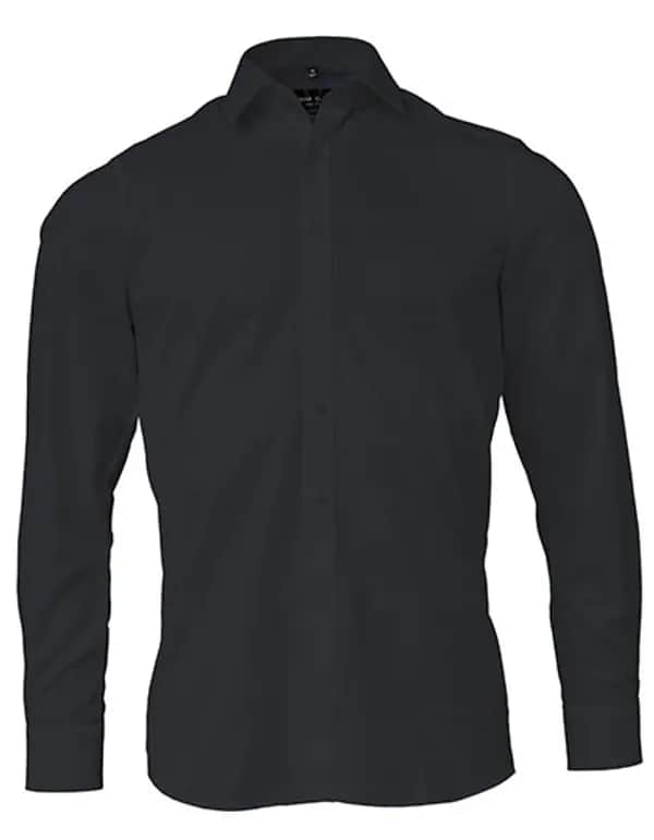 Men´s Shirt Body Fit Long Sleeve - Black