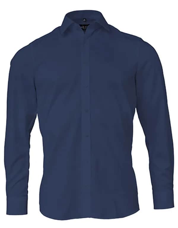 Men´s Shirt Body Fit Extra Long Sleeve - Navy