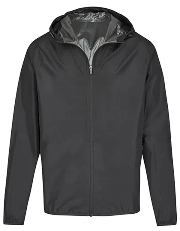 my mate - Unisex Hooded Windbreaker - Black