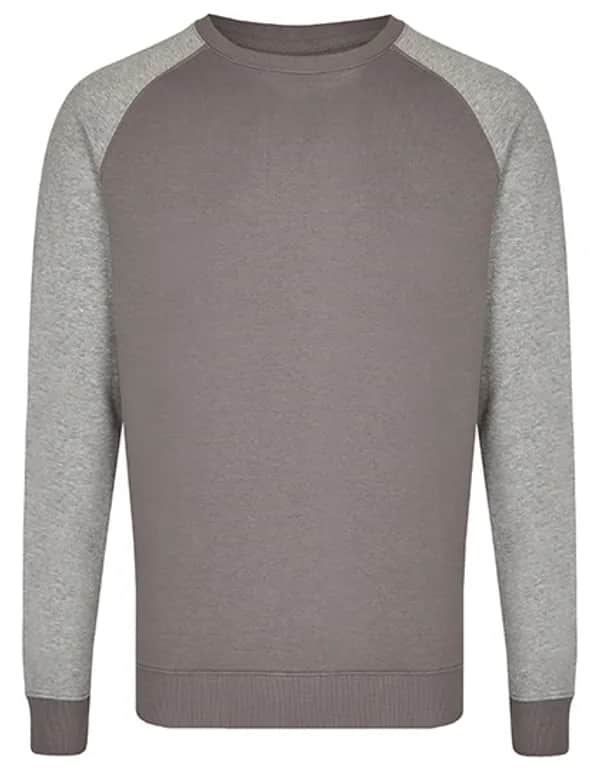 my mate - Men´s Crew Neck Sweat - Grey Solid/Heather Grey