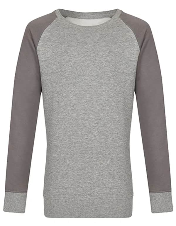 my mate - Men´s Crew Neck Sweat - Heather Grey/Grey Solid