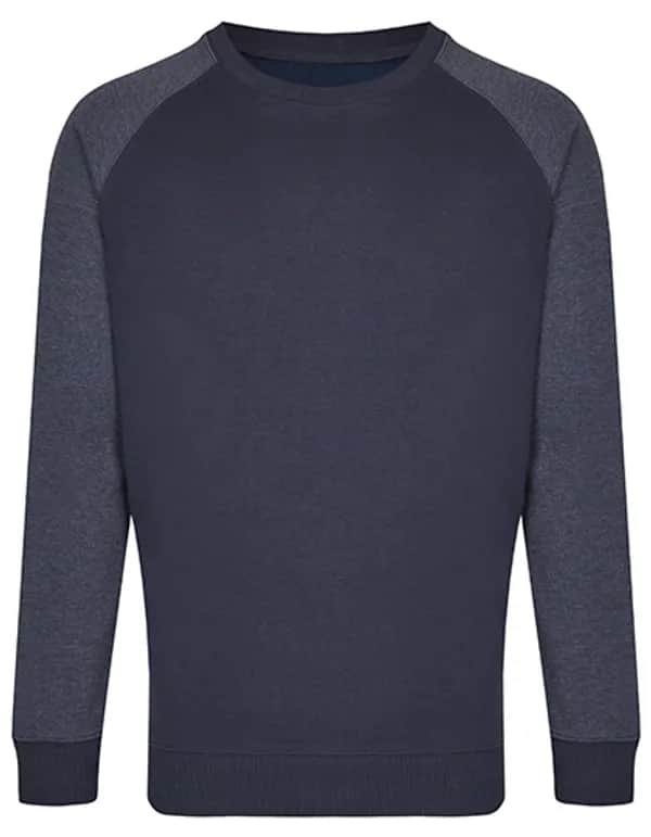 my mate - Men´s Crew Neck Sweat - Navy/Heather Navy