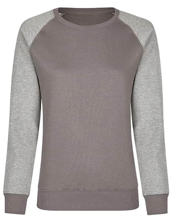 my mate - Ladies´ Crew Neck Sweat - Grey Solid/Heather Grey