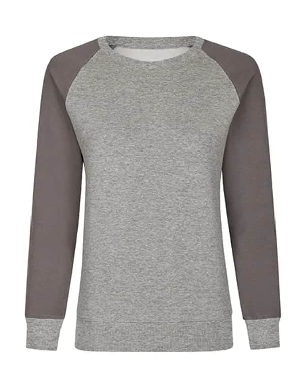 my mate - Ladies´ Crew Neck Sweat - Heather Grey/Grey Solid