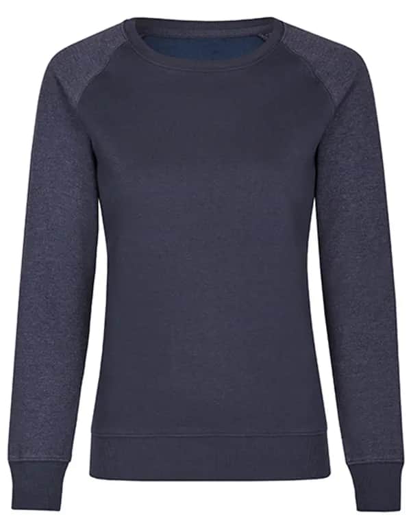 my mate - Ladies´ Crew Neck Sweat - Navy/Heather Navy