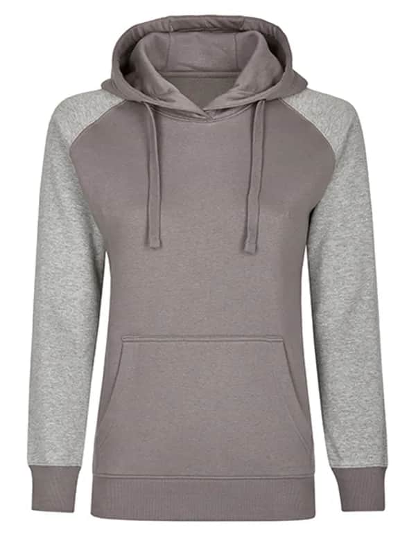 my mate - Ladies´ Hoody - Grey Solid/Heather Grey