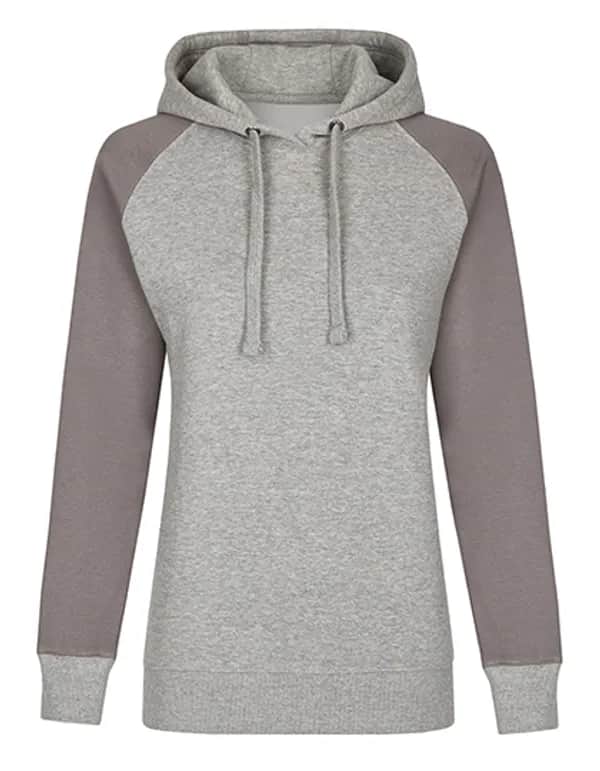 my mate - Ladies´ No Pocket Hoody - Heather Grey/Grey Solid