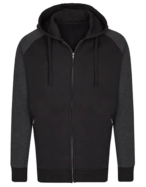 my mate - Men´s Zip Hoody - Black/Heather Black
