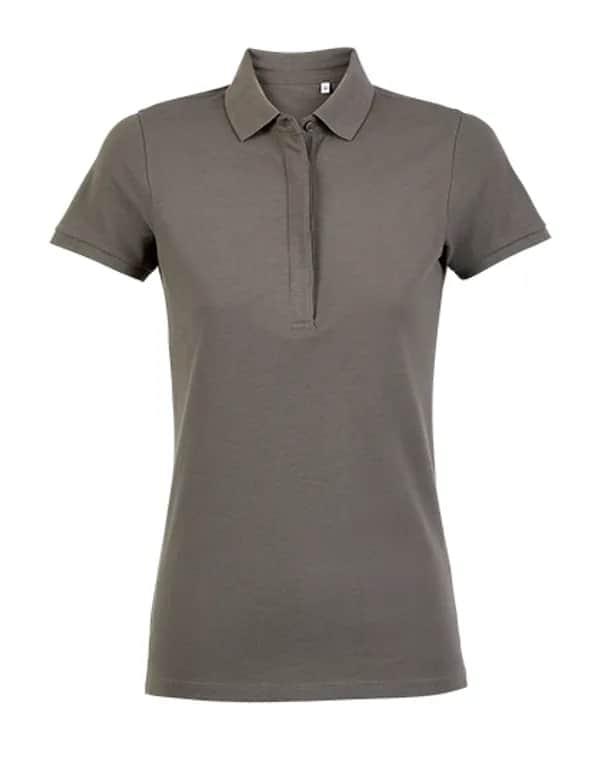 Women´s Piqué Polo Shirt Owen - Soft Gray