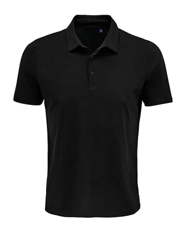 Men´s Jersey Polo Shirt Octave - Deep Black
