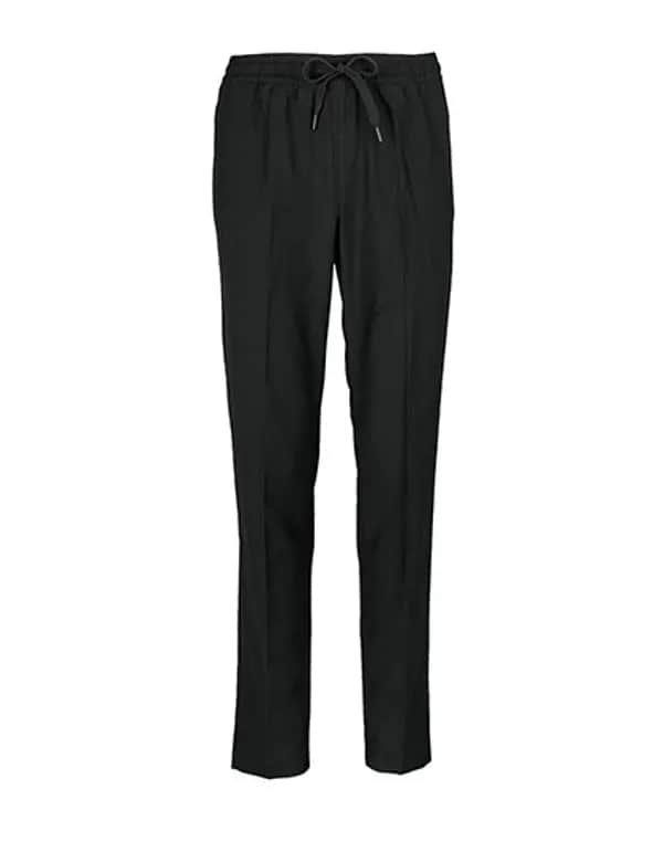 Women´s Elasticated Waist Suit Trousers Germain - Deep Black