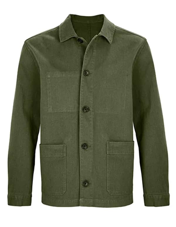Unisex Work Jacket Mael - Deep Khaki