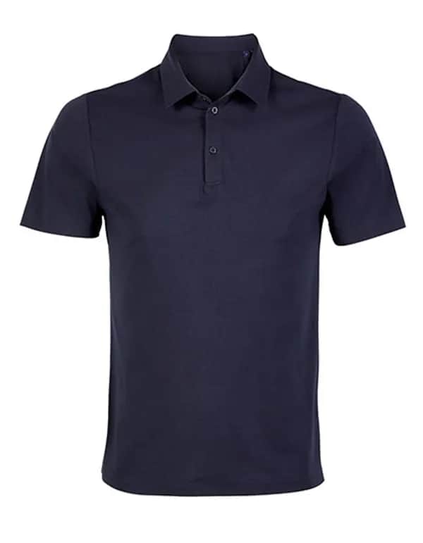 Men´s Mercerised Jersey Polo Shirt Relax Oscar - Night