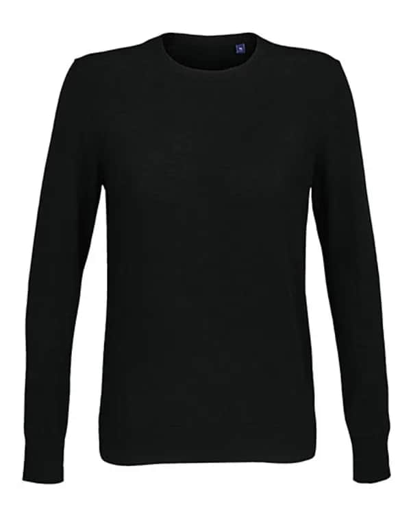 Women´s Round-Neck Sweater Stuart - Deep Black