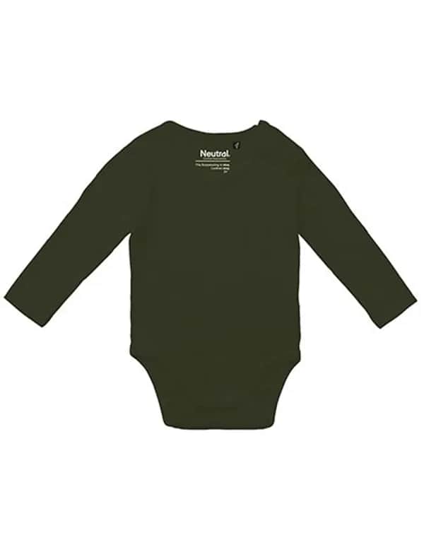 Babies Long Sleeve Bodystocking - Military
