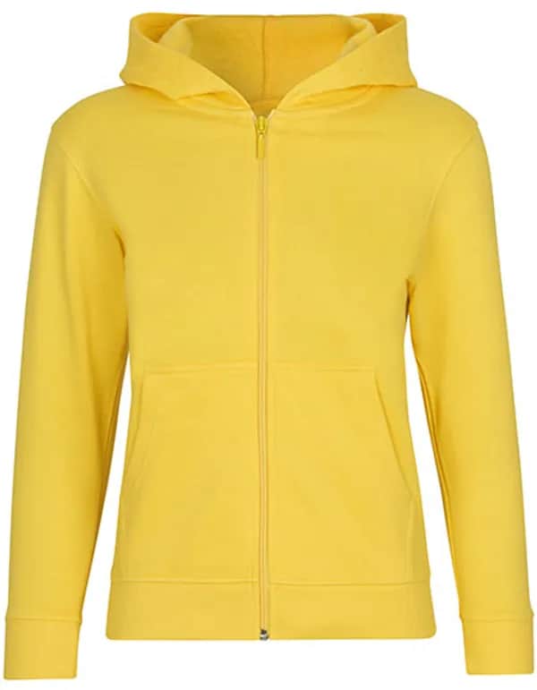 Kids´ Zip Hoodie - Yellow