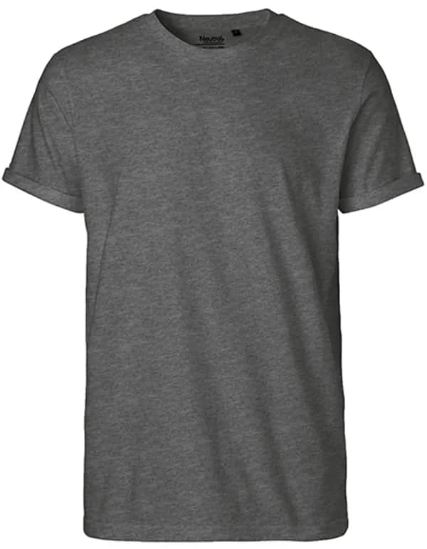 Men´s Roll Up Sleeve T-Shirt - Dark Heather