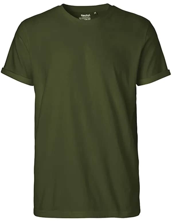 Men´s Roll Up Sleeve T-Shirt - Military