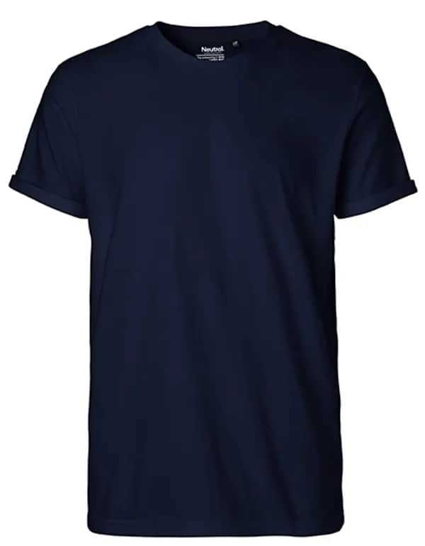 Men´s Roll Up Sleeve T-Shirt - Navy