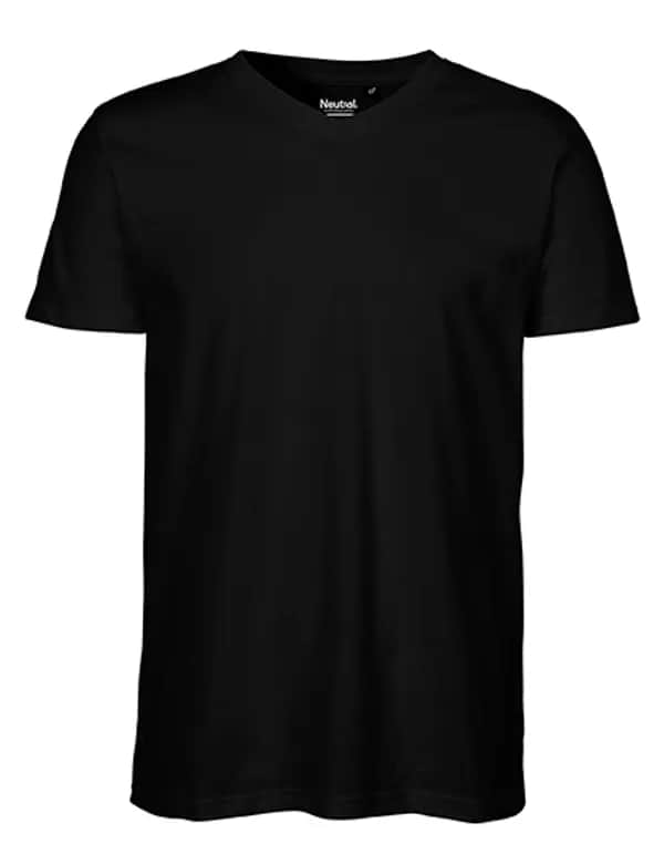 Men´s V-Neck T-Shirt - Black