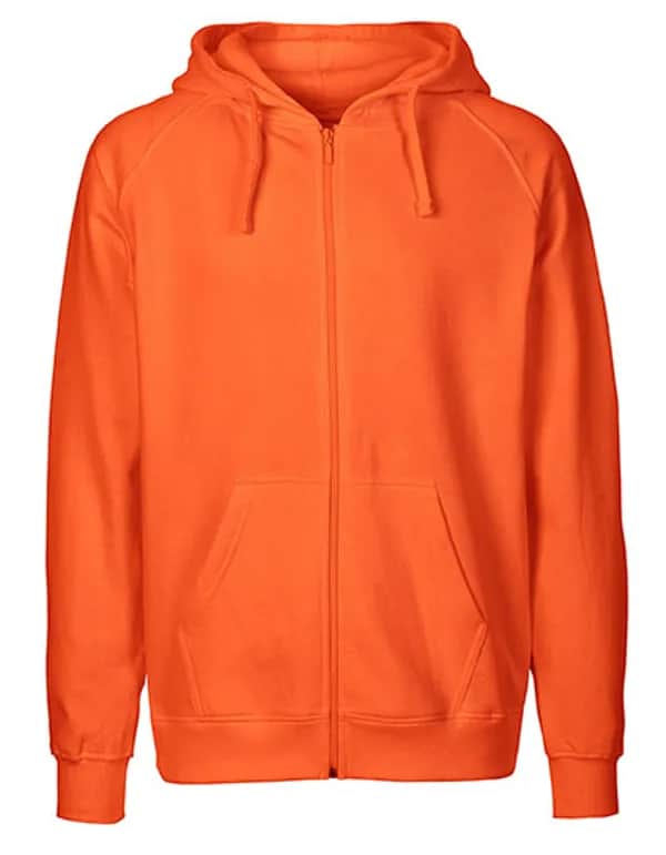 Men´s Zip Hoodie - Orange