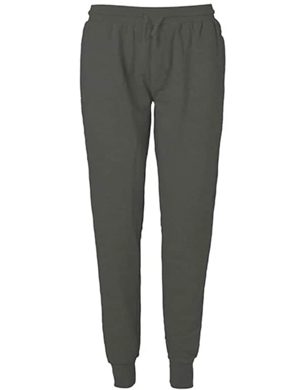 Sweatpants With Cuff And Zip Pocket - Charcoal