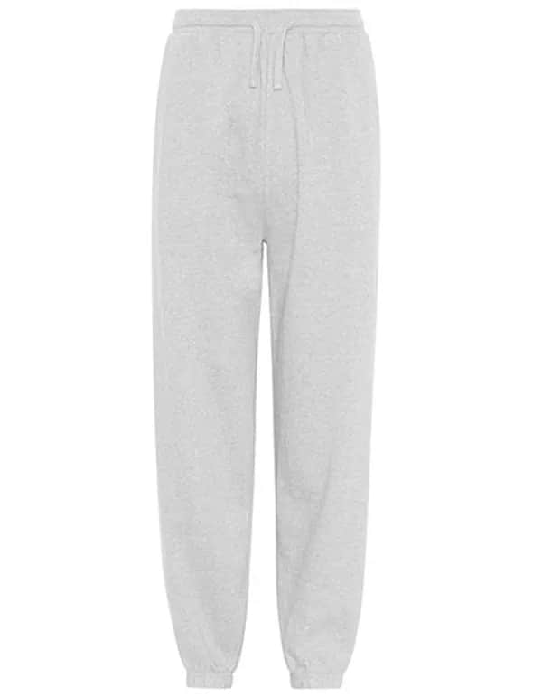 Unisex Sweatpants With Elastic Cuff - Ash Grey