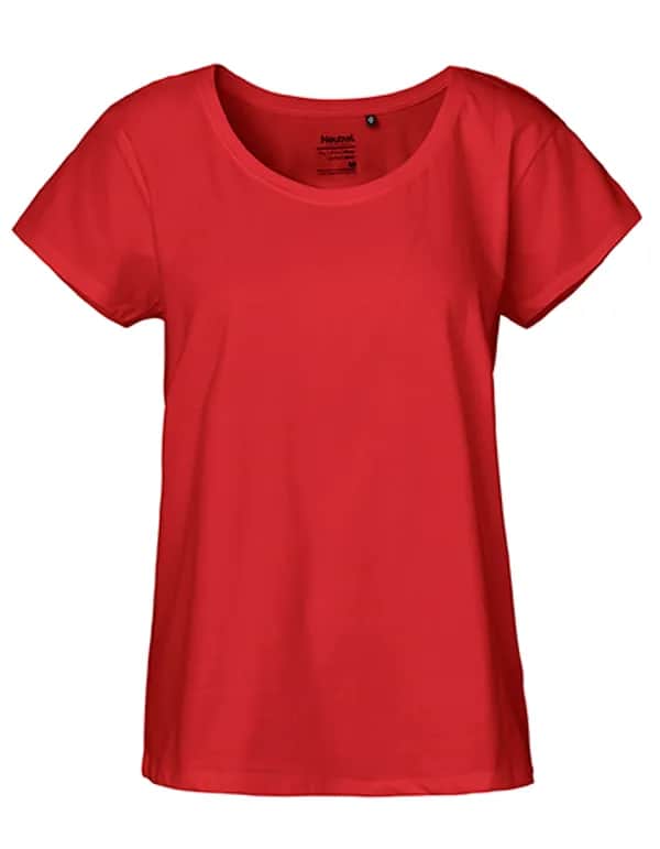 Ladies´ Loose Fit T-Shirt - Red