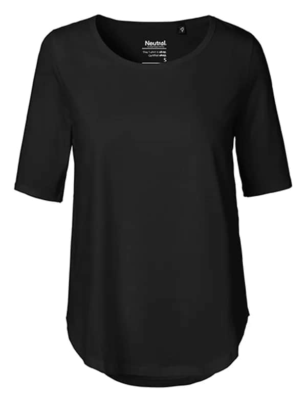Ladies´ Half Sleeve T-Shirt - Black