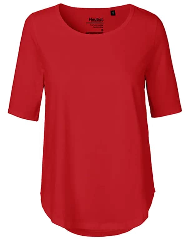Ladies´ Half Sleeve T-Shirt - Red