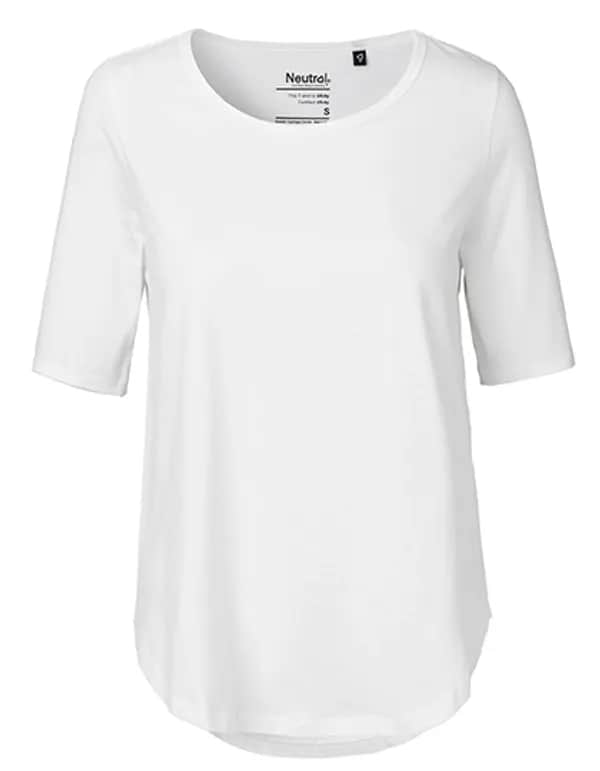 Ladies´ Half Sleeve T-Shirt - White