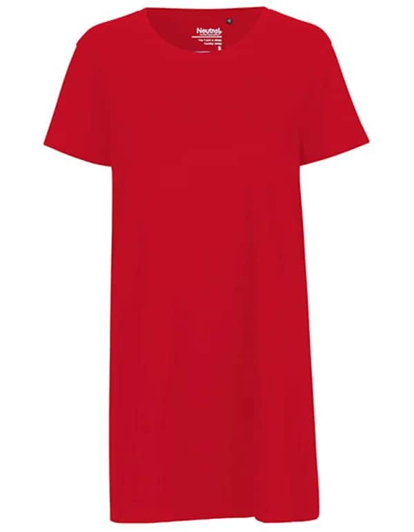 Ladies´ Long Length T-Shirt - Red