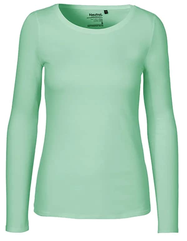 Ladies´ Long Sleeve T-Shirt - Dusty Mint